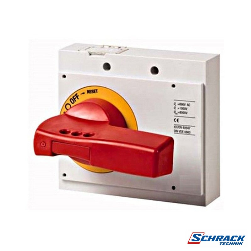 Rotary Handle direct, lockable, Red/YellowPower & Electrical SuppliesSchrack - Industrial RangeMC496610--