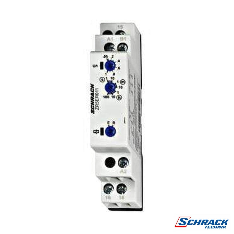 Timer duo function On/Off-Delay 24-240V AC/DC, 1CO, 8A/250VPower & Electrical SuppliesSchrack