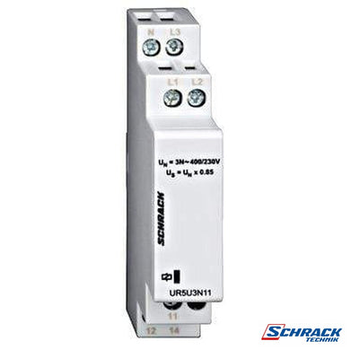 Voltage Monitoring Relay 3-ph against N, Fixed Us=195.5VPower & Electrical SuppliesSchrack - Industrial Range