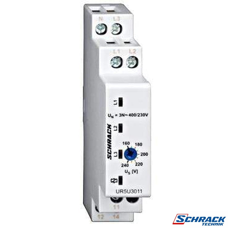 Voltage Monitoring Relay 3-Phase, adjustable 160-240V, 1COPower & Electrical SuppliesSchrack - Industrial Range