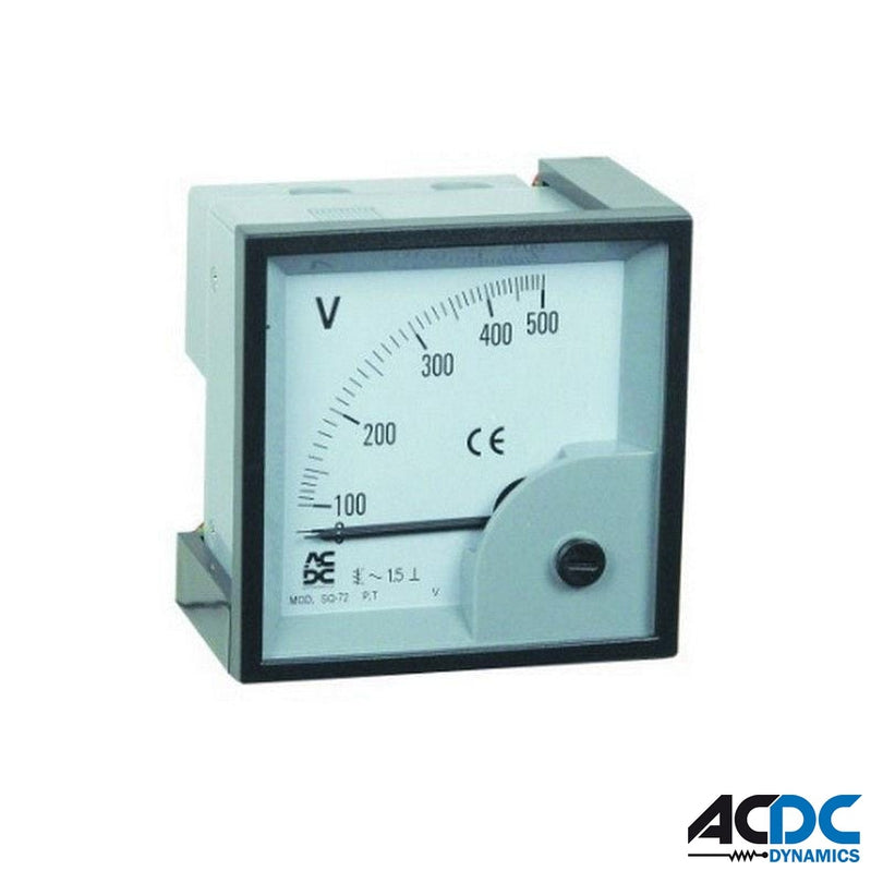 VoltMeter (48x48) 0-500VACPower & Electrical SuppliesAC/DC