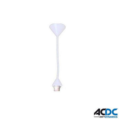 White PP Ceiling Rose And Silicone Lamp Cup,Small Type,E27Power & Electrical SuppliesAC/DCMAX-906-WH