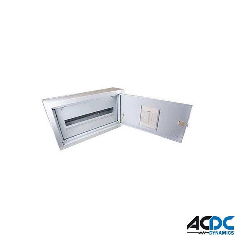 White Steel Din DB Surf 23-Way with DoorPower & Electrical SuppliesAC/DC