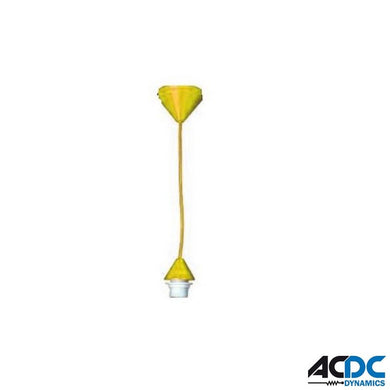 Yellow PP Ceiling Rose And Silicone Lamp Cup,Small Type,E27Power & Electrical SuppliesAC/DCMAX-906-Y
